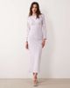 ASOS DESIGN ASOS DESIGN bust detailing bias cut midaxi dress in lilac-Purple - 2
