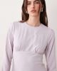 ASOS DESIGN ASOS DESIGN bust detailing bias cut midaxi dress in lilac-Purple - 4