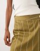 ASOS DESIGN ASOS DESIGN button side skort in olive stripes-Multi - 3