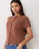 ASOS DESIGN ASOS DESIGN button through relaxed tank in mocha-Brown - 1