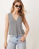 ASOS DESIGN ASOS DESIGN button up ribbed vest in stripe-Multi - 1