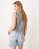 ASOS DESIGN ASOS DESIGN button up ribbed vest in stripe-Multi - 4
