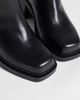 ASOS DESIGN ASOS DESIGN Cadence block heel pull on knee boots in black - 3