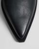 ASOS DESIGN ASOS DESIGN Cael real leather clean western pull-on boots in black - 4