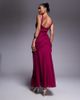 ASOS DESIGN ASOS DESIGN cami ruffle detailing maxi dress in raspberry-pink - 2