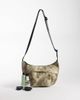ASOS DESIGN ASOS DESIGN camo print nylon crossbody bag in khaki green-Black - 2
