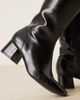 ASOS DESIGN ASOS DESIGN Canary block heeled knee boots in black - 3