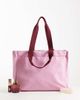 ASOS DESIGN ASOS DESIGN canvas boxy tote bag with internal laptop compartment in pink-Multi - 2
