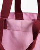 ASOS DESIGN ASOS DESIGN canvas boxy tote bag with internal laptop compartment in pink-Multi - 4