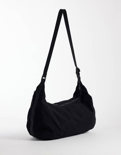 ASOS DESIGN ASOS DESIGN canvas crossbody bag in black