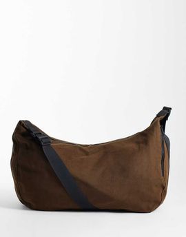ASOS DESIGN ASOS DESIGN canvas crossbody bag in brown