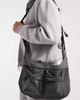 ASOS DESIGN ASOS DESIGN canvas crossbody bag with utility detail in washed gray - 1