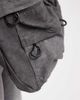 ASOS DESIGN ASOS DESIGN canvas crossbody bag with utility detail in washed gray - 3