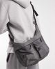 ASOS DESIGN ASOS DESIGN canvas crossbody bag with utility detail in washed gray - 4