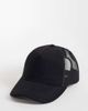 ASOS DESIGN ASOS DESIGN canvas trucker cap in black - 1
