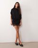 ASOS DESIGN ASOS DESIGN cape style mini dress in black - 2