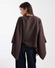 ASOS DESIGN ASOS DESIGN cape style supersoft top in brown - 4