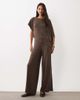ASOS DESIGN ASOS DESIGN cape style top set in brown - 3