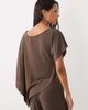 ASOS DESIGN ASOS DESIGN cape style top set in brown - 4