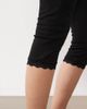 ASOS DESIGN ASOS DESIGN capri leggings with lace trim in black - 4
