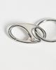 ASOS DESIGN ASOS DESIGN carabiner and o ring jeans clip in silver - 3
