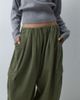 ASOS DESIGN ASOS DESIGN cargo oversized balloon pants in khaki-Green - 4
