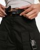 ASOS DESIGN ASOS DESIGN cargo shorts with buckle and belt detail in black - 3