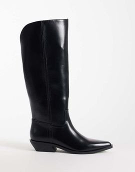 ASOS DESIGN ASOS DESIGN Carina western knee boots in black