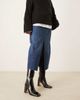 ASOS DESIGN ASOS DESIGN Carrington metal plate heeled knee boots in black - 2