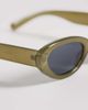 ASOS DESIGN ASOS DESIGN cat-eye sunglasses in milky green frame with smoke lens - 2