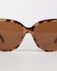 ASOS DESIGN ASOS DESIGN cat eye sunglasses in milky tort with brown lenses - 2
