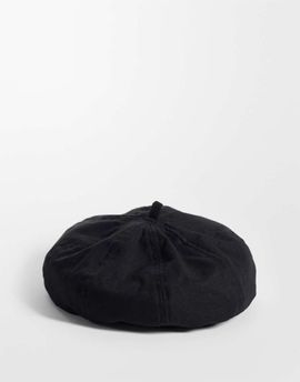 ASOS DESIGN ASOS DESIGN causal cotton beret in black