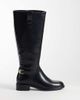 ASOS DESIGN ASOS DESIGN Cecile flat riding knee boots in black - 1