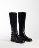 ASOS DESIGN ASOS DESIGN Cecile flat riding knee boots in black - 4