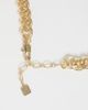 ASOS DESIGN ASOS DESIGN chain t-bar necklace with mixed chain detail in gold tone - 3