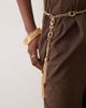 ASOS DESIGN ASOS DESIGN chain tassel belt in gold - 2
