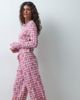 ASOS DESIGN ASOS DESIGN checked pyjama set in gingerbread print-RED - 4
