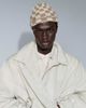 ASOS DESIGN ASOS DESIGN checkerboard crochet skull beanie in neutral - 1