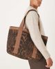 ASOS DESIGN ASOS DESIGN cheetah canvas tote bag in brown - 1