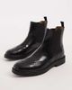ASOS DESIGN ASOS DESIGN chelsea boots in black leather with brogue detailing - 2