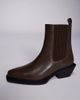 ASOS DESIGN ASOS DESIGN chelsea boots in brown with cuban heel - 3