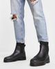 ASOS DESIGN ASOS DESIGN chelsea wellington boots with scuba detail in black - 1