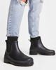 ASOS DESIGN ASOS DESIGN chelsea wellington boots with scuba detail in black - 4