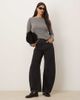 ASOS DESIGN ASOS DESIGN chenille off shoulder sweater in gray - 3