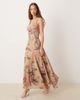 ASOS DESIGN ASOS DESIGN chiffon maxi dress with godets in floral print-Multi - 1