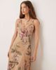 ASOS DESIGN ASOS DESIGN chiffon maxi dress with godets in floral print-Multi - 3