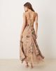 ASOS DESIGN ASOS DESIGN chiffon maxi dress with godets in floral print-Multi - 4