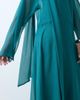 ASOS DESIGN ASOS DESIGN chiffon midaxi smock dress with tie neck in teal-Green - 4