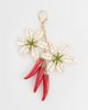 ASOS DESIGN ASOS DESIGN chili and floral bag charm in red - 1