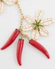 ASOS DESIGN ASOS DESIGN chili and floral bag charm in red - 2